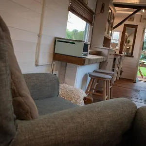 Shepherds Hut In Enclosed Field Cardiff